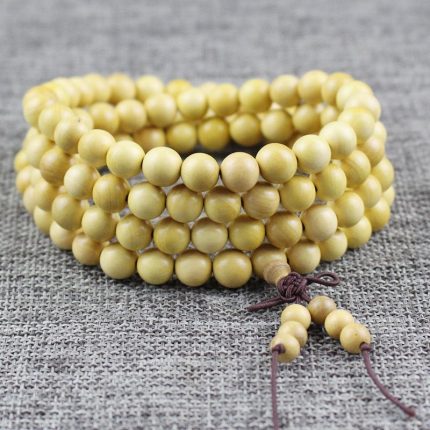 Boxwood Buddhist Monk Beads
