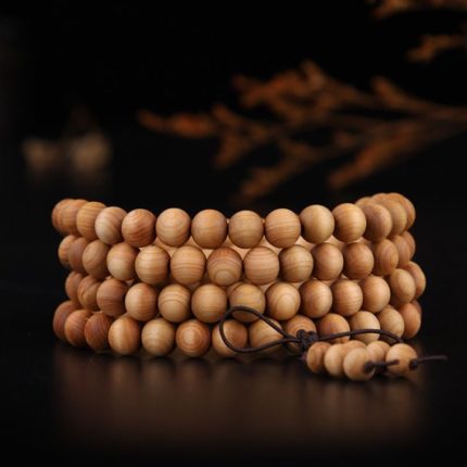 Taihang Cliff Cypress 108 Wooden Mala Beads