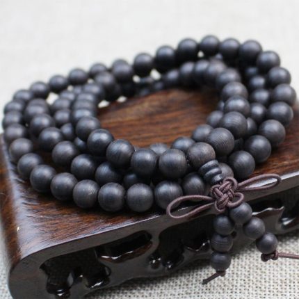 Vietnam Black Sandalwood Spiritual Beaded Necklaces